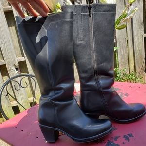 Dansko Black Leather Boots